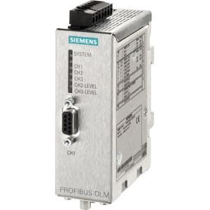 Siemens PROFIBUS OLM/P Optische Verbindingsmodule, Netwerkschakelaar, Zilver