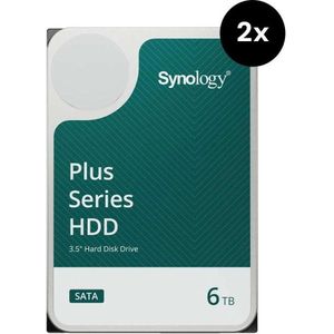 Synology 2 Plus 3.5"" SATA HDD Festplatten 6TB (6 TB, 3.5"), Harde schijf