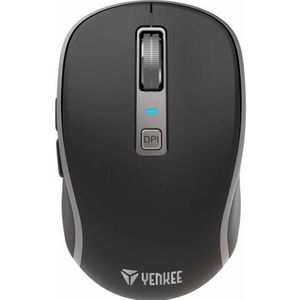 NOBLE - Draadloze Oplaadbare Muis - Zwart - 2.4G + Bluetooth