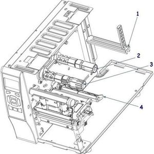 Zebra Media ophangset ZT200 serie, Printer accessoires