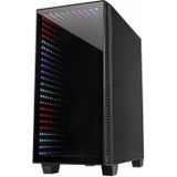 Inter-tech - Infinity X-608 - PC Behuizing - Zwart - Glas - RGB Verlichting