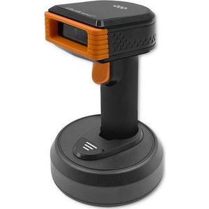 Qoltec - Barcode Scanner - Oranje - Zwart - Betrouwbaar en efficiënt