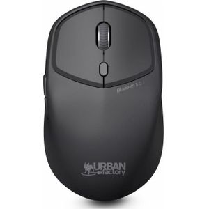 Urban Factory - ONLEE Color - Draadloze Muis - Zwart - Bluetooth 5.0 - 6 Knoppen