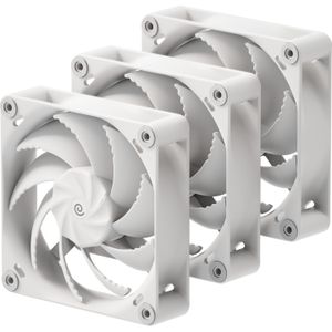 Havn H12 PWM Lüfter, 3er Pack, 120mm - weiss (120 mm, 3 x), PC ventilator, Wit