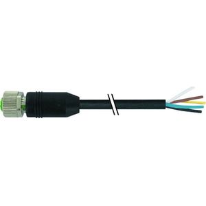 Murr Elektronik M12 Bu. ger. met vrij kabeleinde PVC-OB 12x0.14 schw 10m, Kabels + Stekkers, Zwart
