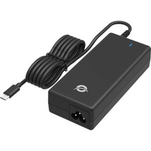 Conceptronic Lader USB-C 100W PD (100 W, Stroomvoorziening), USB-lader, Zwart