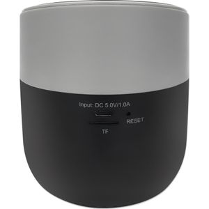 Manhattan 165051 Draagbare & party speaker Zwart, Grijs 3 W