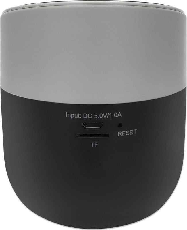 Manhattan 165051 Draagbare & party speaker Zwart, Grijs 3 W