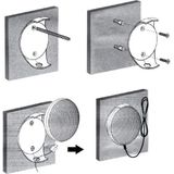 Maclean MC-842 - Wandbeugel voor Luidsprekers - Zwart - Compatibel met Google Home Mini