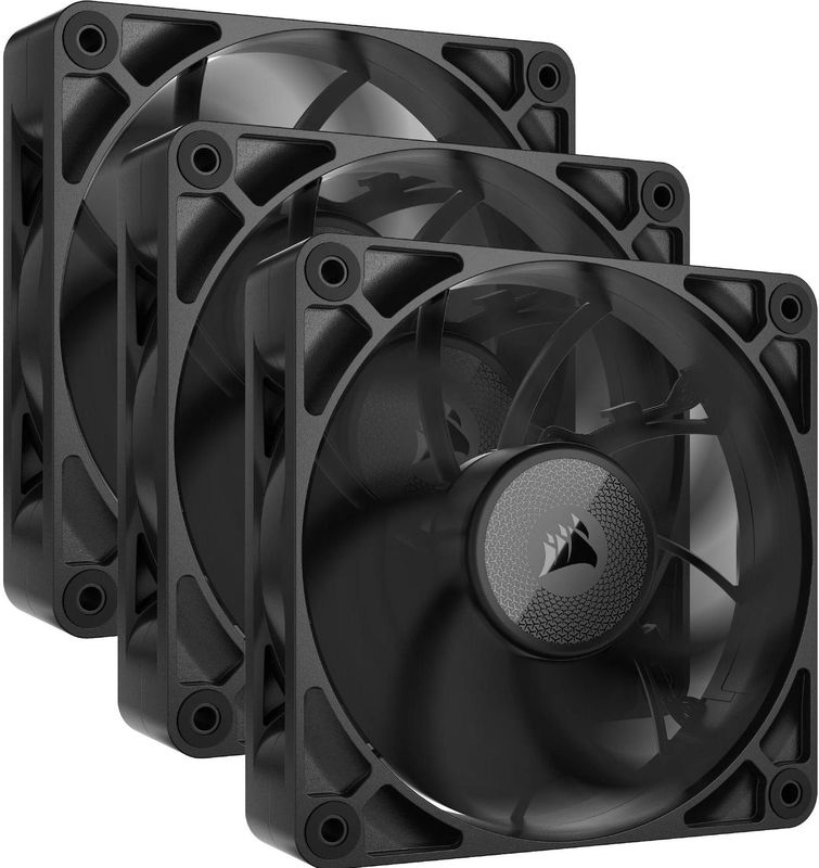 Corsair - iCUE LINK RX120 MAX - Ventilatorset - Zwart - 120 mm - 3 x
