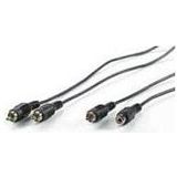 Roline - Cinch Aansluitkabel - 5 m - RCA - Duplex-uitvoering - Geschermd