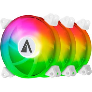 ABYSM Arc Light ARGB 120mm Kit 3 Computer behuizing Ventilator 12 cm Wit 3 stuk(s)