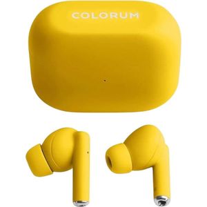 Forever COLORUM TWS Bluetooth oortelefoon CTWS-05 xGeel (ANC, 5 h, Draadloze), Koptelefoon, Geel