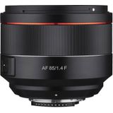 SAMYANG AF 85 mm F1.4 Lens - Zwart - Compatibel met Nikon F