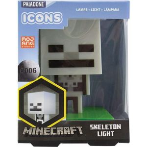 Paladone Products Minecraft Skelet Pictogram lamp, Andere spelaccessoires, Brons