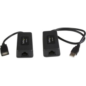 StarTech 1 Poort Seriële Kaart (USB, RJ45/LAN (2x)), Netwerkadapter, Zwart