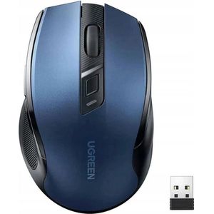 Ugreen - MU006 - Draadloze USB-Muis - Blauw - 2,4 GHz - 4000 DPI