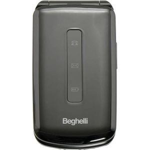Beghelli SLV19 Senior Telefoon met (2.80", 1.30 Mpx), Sleutel mobiele telefoon, Grijs