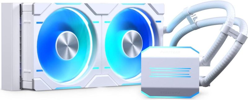 Phanteks - Glacier One 240D30 DRGB - AIO Waterkoeler - Wit - CPU Waterkoelers