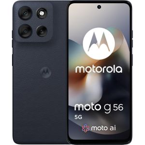 Motorola - moto g56 5G - Mobiele Telefoon - Zwart - 8 GB RAM, 256 GB Opslag, 5200 mAh Batterij