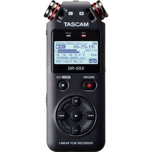 Tascam DR-05X (Multitrack recorder), Audiorecorders, Zwart