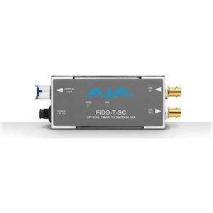 AJA FiDO-T-SC SDI naar SC-vezel met SDI-lusuitgang - Videoverlenger - 1310 nm (Extender), Video omzetters