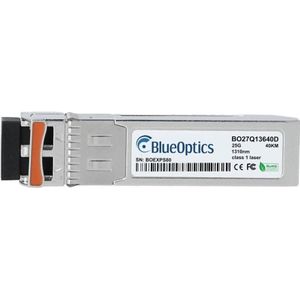 BlueOptics SFP28 Transceiver 25GBASE-ER 40KM industrial, Zendontvangers, Zilver