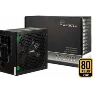 Intertech Inter-Tech ArgusNT HA-1000BA4 1000W 80+Gold ATX3.1 (1000 W), PC-voedingseenheid, Zwart