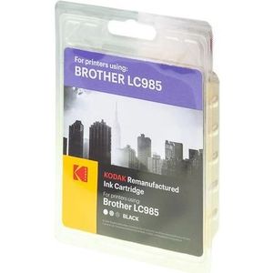 Kodak, Inkt, Supplies 185B098501 Inkt 300 pagina's 9ml zwart geschikt voor Brother Mfcj220 Compatibel met LC9