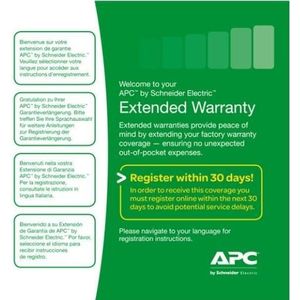 APC Service Pack 1 Jaar SD-02 Easy Ups SMV Level 2 Specificatie SKU en serienummer vereist, UPS accessoires