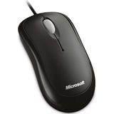 Microsoft - MS BASIC OPTICAL MOUSE - USB - Zwart - Optische Technologie