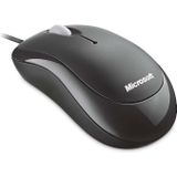 Microsoft - MS BASIC OPTICAL MOUSE - USB - Zwart - Optische Technologie
