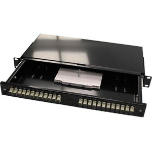 Lanview VEZEL BOX: 24xSC, Server accessoires, Zwart