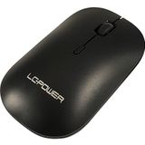 LC Power - M720BW - Draadloze Muis - Zwart - Ergonomisch Ontwerp