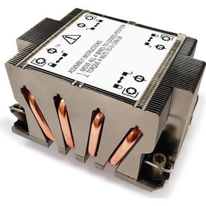Dynatron N2 - CPU-koeler - Zilver - 2U - Passieve Koeler voor Intel Whitley-platform