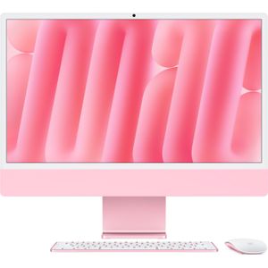 Apple - iMac 2024 - PC - Roze - 16 GB - 256 GB - M4 Chip