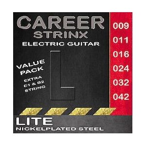 Career Elektrische Strinx L voordeelverpakking, Snaren