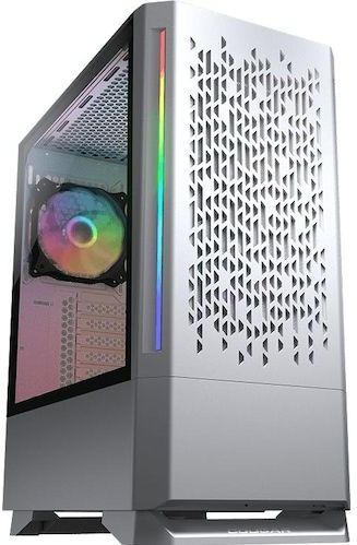 Cougar - MX430 Air RGB - Midi Tower - Wit - ATX - Gaming PC-behuizing