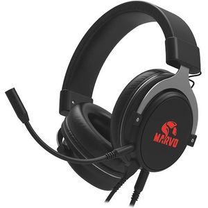 Marvo - HG9052 - Gaming Headset - Zwart, Grijs - Bedraad