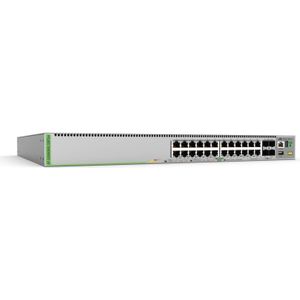 Allied Telesis AT-GS980MX/28PSM-50 netwerk-switch Managed L3 Gigabit Ethernet (10/100/1000) Power over Ethernet (PoE) 1U Grijs