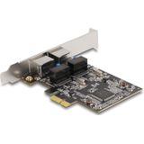 Delock - PCI Express x1 - Netwerkkaart - 2 x RJ45 Gigabit LAN - RTL8111