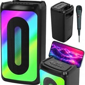 Defender - CONCERTO - Bluetooth Luidspreker - Zwart - 20W, MP3/FM/SD/USB/AUX/TWS/LED/MIC KARAOKE