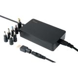 Universele Voeding - Notebook Oplader - Zwart - 65 W - 8 Aansluitingen