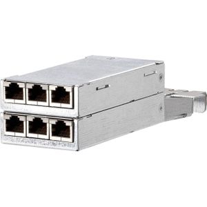 Metz Connect Patchpaneel DCCS module C6A MTC6, Server accessoires, Zilver