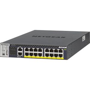 NETGEAR M4300-16X Managed L3 10G Ethernet (100/1000/10000) Power over Ethernet (PoE) 1U Zwart