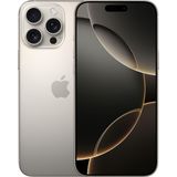 Apple iPhone 16 Pro Max (256 GB, Natuurlijk titanium, 6.90", SIM + eSIM, 48 Mpx, 5G), Smartphone, Grijs