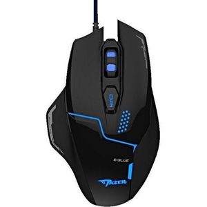 Blue - Mazer V2 - Gaming Muis - Zwart - Bedraad - Maximale DPI van 2500