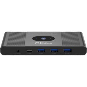 MicroConnect Displayport & USB 2 naar 1 weg, KVM schakelaars, Zwart