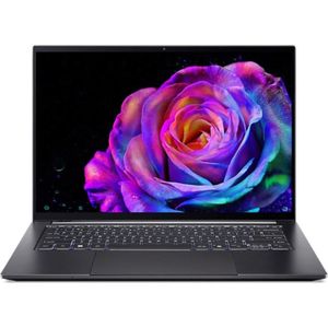 Acer Swift X SFX14-61G-R56L Copilot+ PC 14,5" 2,8K OLED-aanraak Ryzen AI R9-365 - 1.000 GB -... (14.50", 2000 GB, 32 GB, DE, AMD Ryzen AI 9 365), Notebook, Grijs