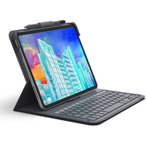 Zagg TOETSENBORD-BOODSCHAPPER FOLIO (NL), Tablet toetsenbord, Zwart